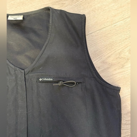 Y2K Vintage 2000 Columbia Women’s Utility Vest Black Gorpcore Gilet Sz.S - Picture 4 of 9